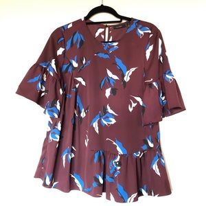 Halogen Flared Blouse